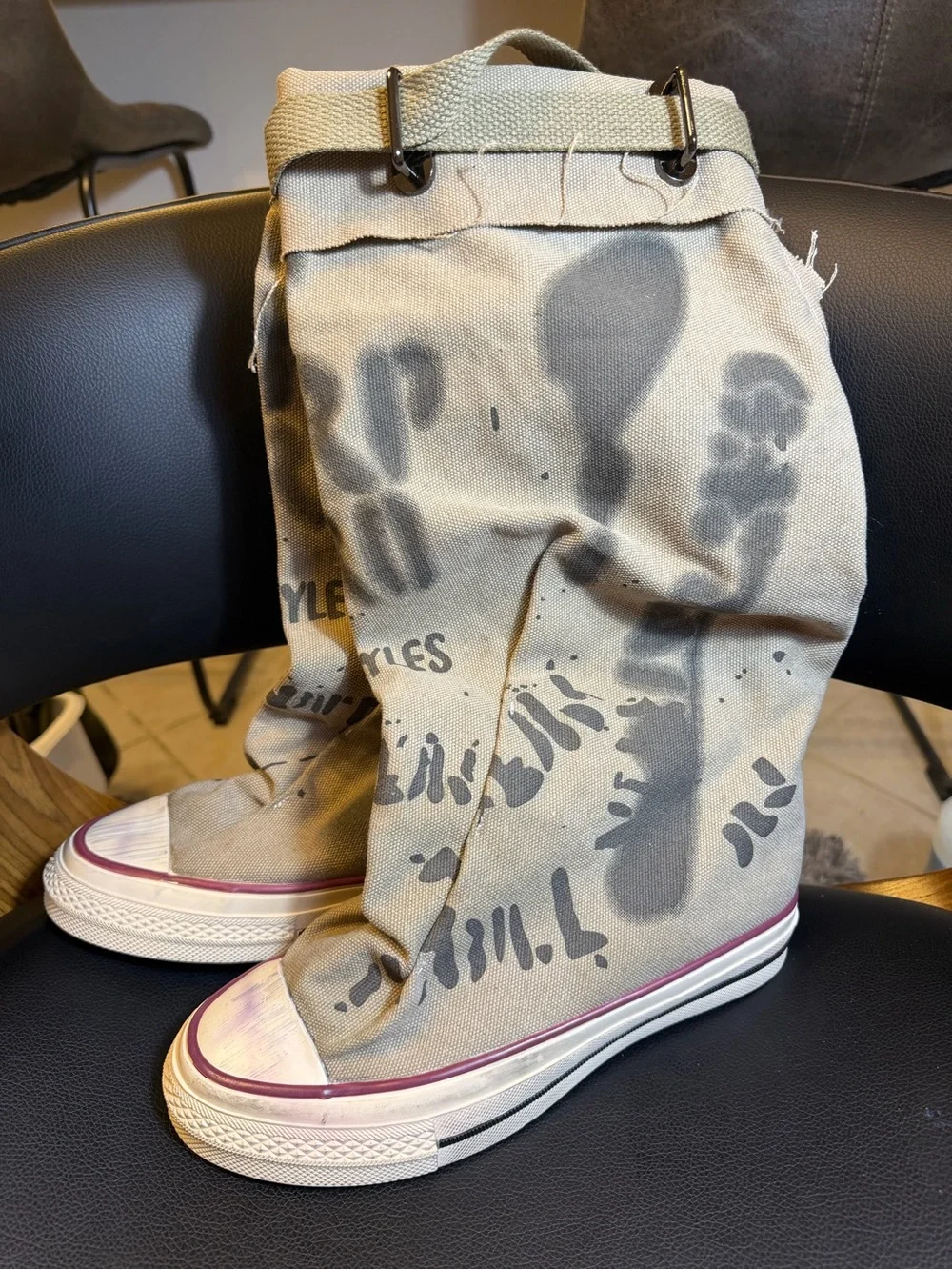 Dacian print denim